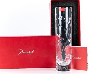 Baccarat Crystal Vase With Original Box