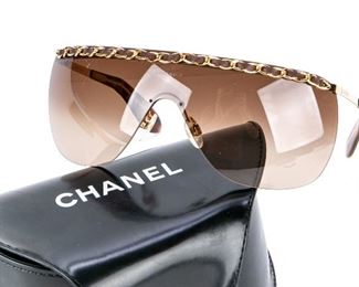 Pair Of Chanel Sunglasses With Case