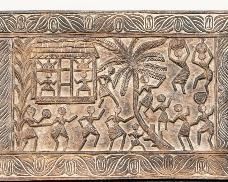 Carved Wood Decorative Wall Hanging