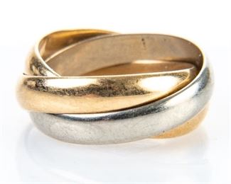 18K Gold Russian Wedding Ring