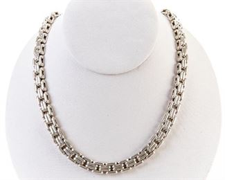 A Substantial Sterling Silver Necklace