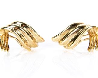 14K Gold Pierced Earrings
