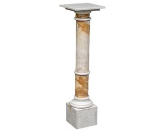 Roman Tuscan Form Alabaster Pedestal