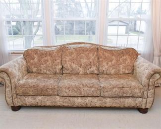 3-Seat Sofa with Nailhead Trim