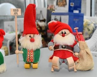 Swedish Christmas Figurines / Decor / Folk Art