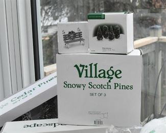 Department 56 Snow Villages Christmas Decor - Most with Original Boxes 