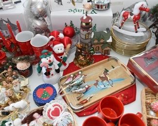 Christmas Decor & Ornaments - Serving Platters & Plates, Mugs