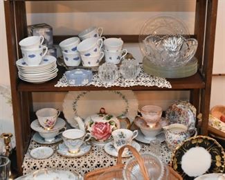 Teacups & Teapots, Crystal & Glassware, Fine China Platters & Plates