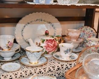 Teacups & Teapots, Fine China Platters & Plates