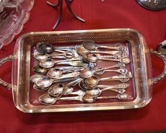Silver Plate Souvenir Spoons