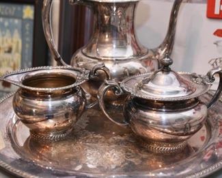 Silver Plate Tea Set