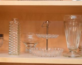 Glassware - Vases, Bowls, Etc.