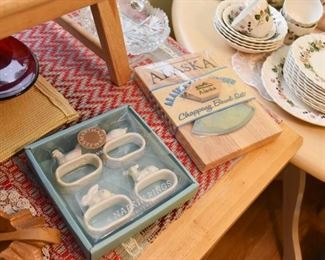 Napkin Rings, Alaska Chopping Set