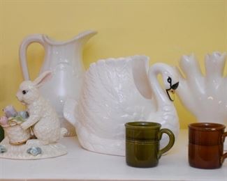 Home Decor, Figurines, Vases, Pitcher, Small Mugs