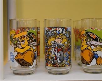 Vintage Collectible Muppets Glasses