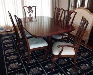 Banded Dining Table And Chairs
Lot #: 40