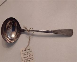 English Sterling Silver Ladle
Lot #: 45