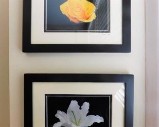 Two Framed Flower Artworks Signed TMW
Lot #: 60