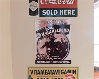 Three Pieces Of Tin Advertising
Lot #: 71