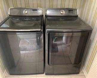 Samsung Topload Washer and Gas Dryer, 2 Yrs Old