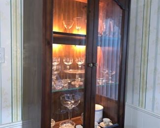Illuminated Curio Cabinet