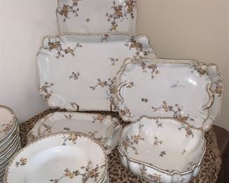 Beautiful Set of Rare Haviland  & Limoges China made in France