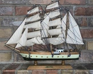 Nautical Items... 14" Tall Ship