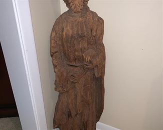 Carved Wooden Statue