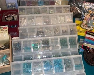 Tons of Beads!!! Make Earrings...Bracelets. you name it!