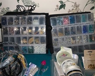 Tons of Beads!!! Make Earrings,,,Bracelets. you name it!