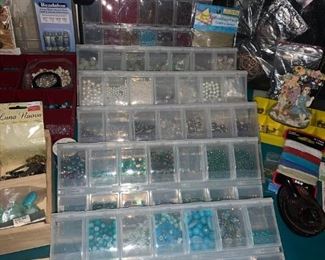 Tons of Beads!!! Make Earrings,,,Bracelets. you name it!