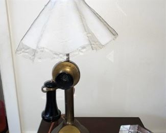 Unique Old Phone lamp