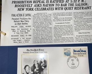 Huge Stamp Collection!!! Prohibition