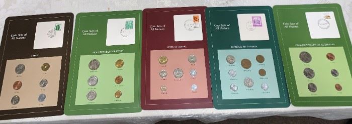 Huge Stamp Collection!!! Original Coins many Countries / Territories