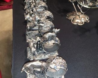Heavy Pewter Napkin Holders! These won't fall over!