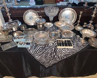 Nice Collection of Silver, Silver Plate