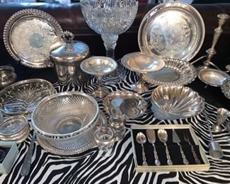 Nice Collection of Silver, Silver Plate