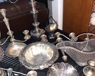 Nice Collection of Silver, Silver Plate