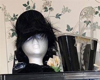 Vintage Hats and Purses