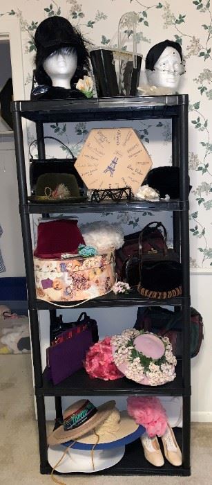 Vintage Hats and Purses
