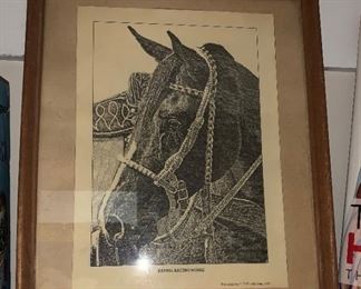 Barrel Racing Horse