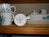 beautiful Noritake cups, saucers, creamer, sugar, bowl, plates