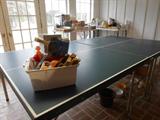 Ping pong table 108" x 60" also comes with new nets, balls, and paddles
