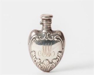 140: Whiting Sterling Perfume Flask, circa 1895