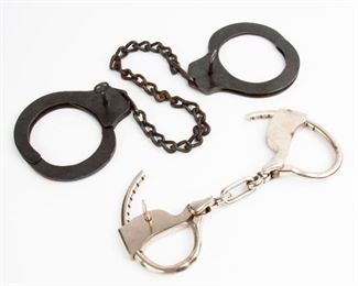 228: 19th/20th c. Handcuffs and Leg Irons