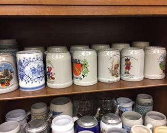 Great collection of German Beer Mugs and Steins...