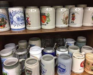 Great collection of German Beer Mugs and Steins...