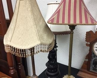 Selection of Lamps...Bronze and Metal....