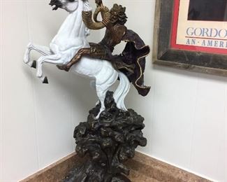 Max Greiner  Kerrville  Texas Sculpture Artist - The King is Coming....