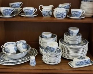 The entire vintage English dinner set